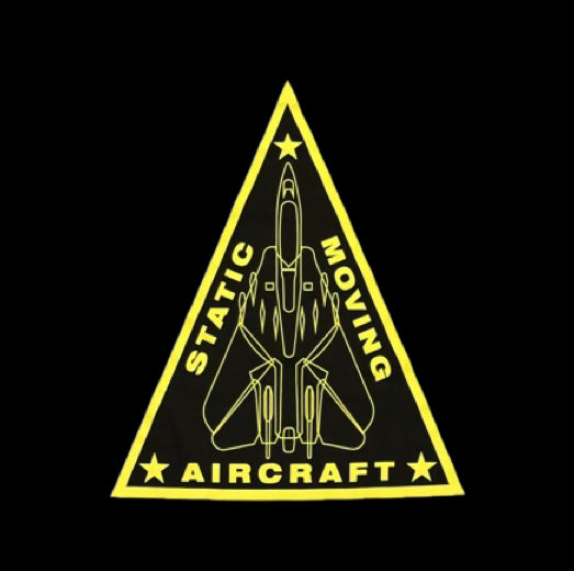 F-14 Tomcat - Aircraft Static & Moving T-Shirt/Sticker Combo!